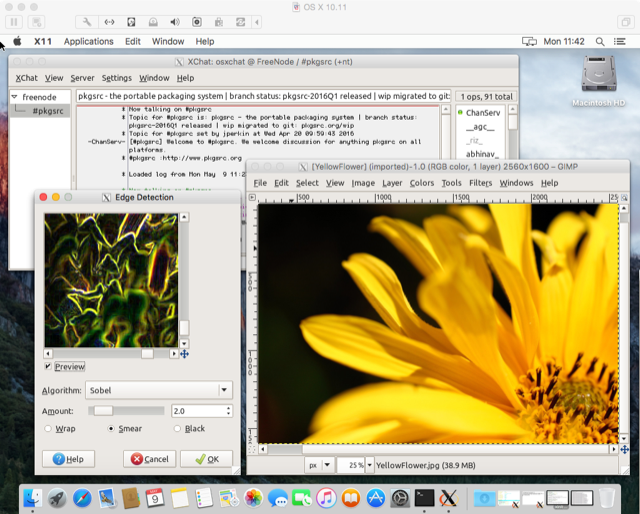 pkgsrc apps on macOS